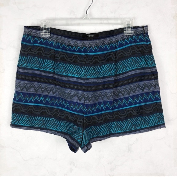 [F21] Printed Shorts - Picture 1 of 3